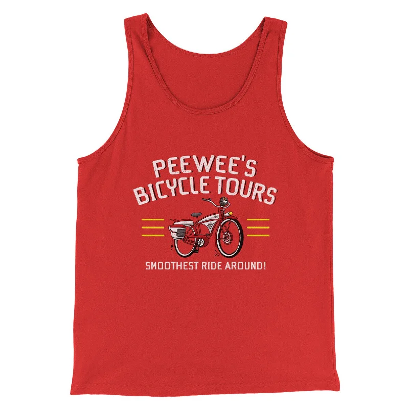 men clothing short jacket-Peewee Bicycle Tours Men/Unisex Tank Top