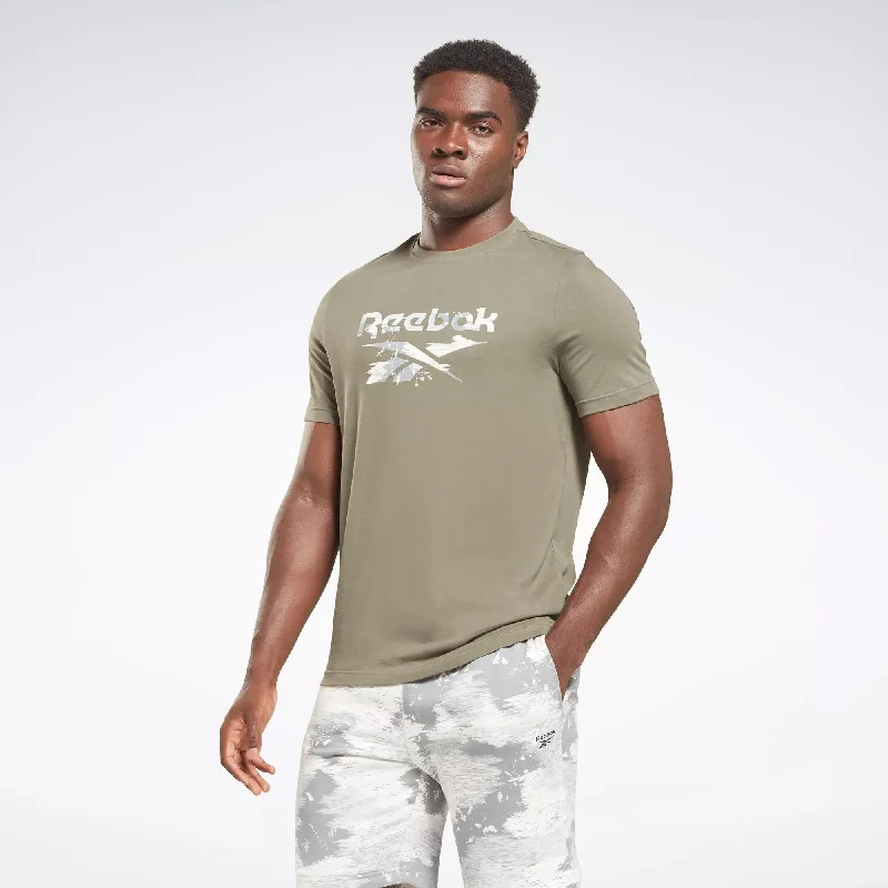 men clothing sporty jacket-Reebok Identity Modern Camo T-Shirt