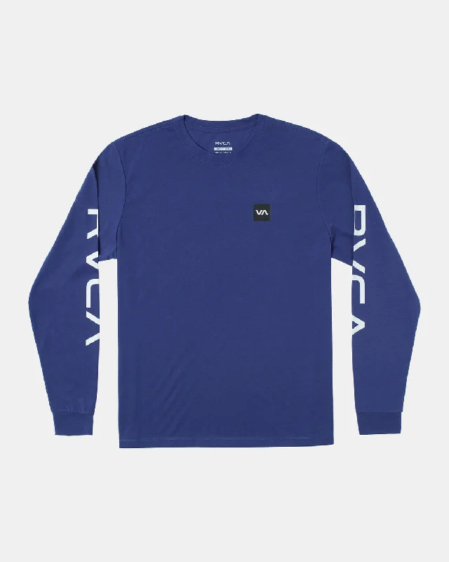 men clothing oversized hoodie-RVCA 2X Long Sleeve Tee - Purps