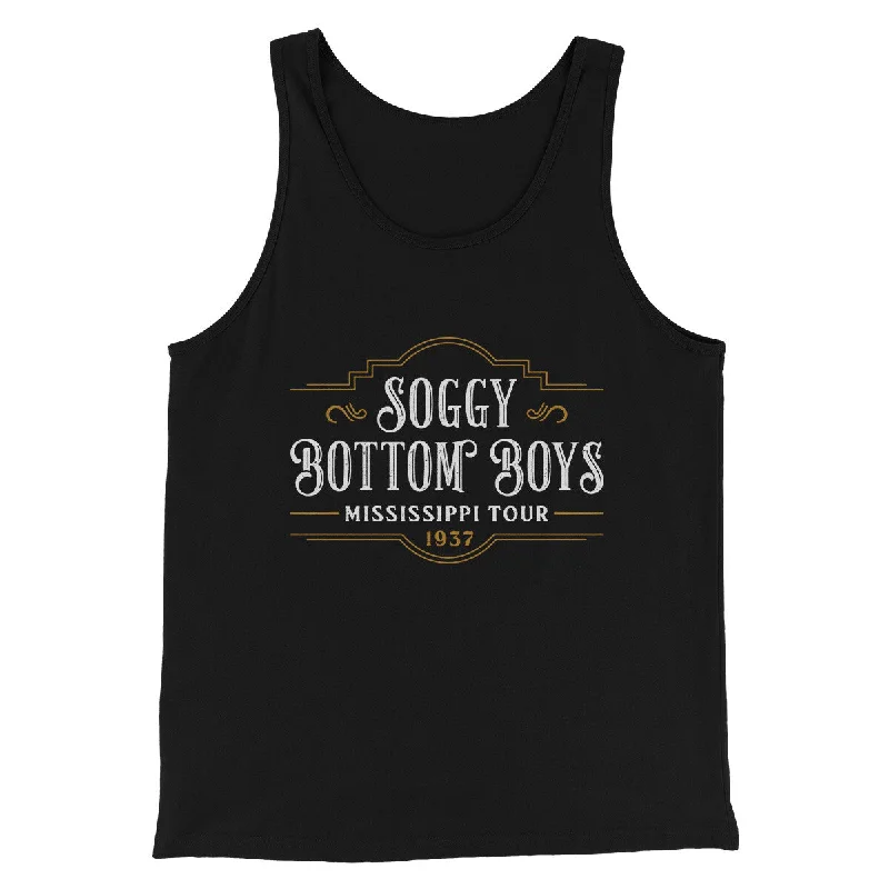 men clothing zip-up hoodie-Soggy Bottom Boys Men/Unisex Tank Top