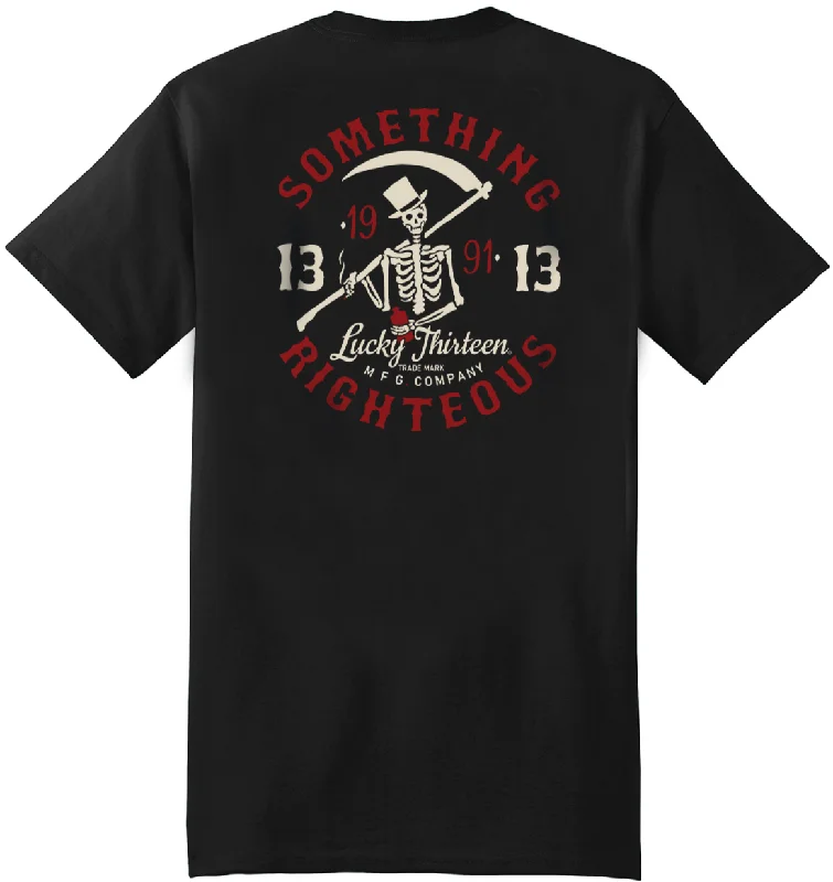 men clothing crew neck t-shirt-SOMETHING RIGHTEOUS Classic Fit Tee