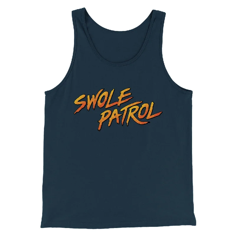 men clothing jogger pants-Swole Patrol Men/Unisex Tank Top