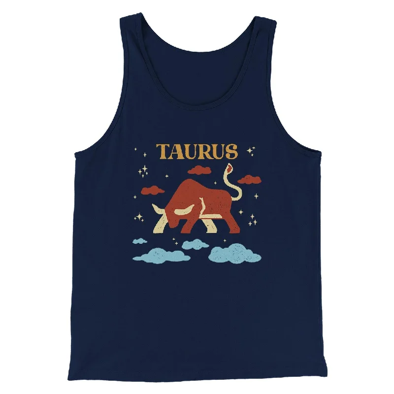 men clothing zip-up jacket-Taurus Men/Unisex Tank