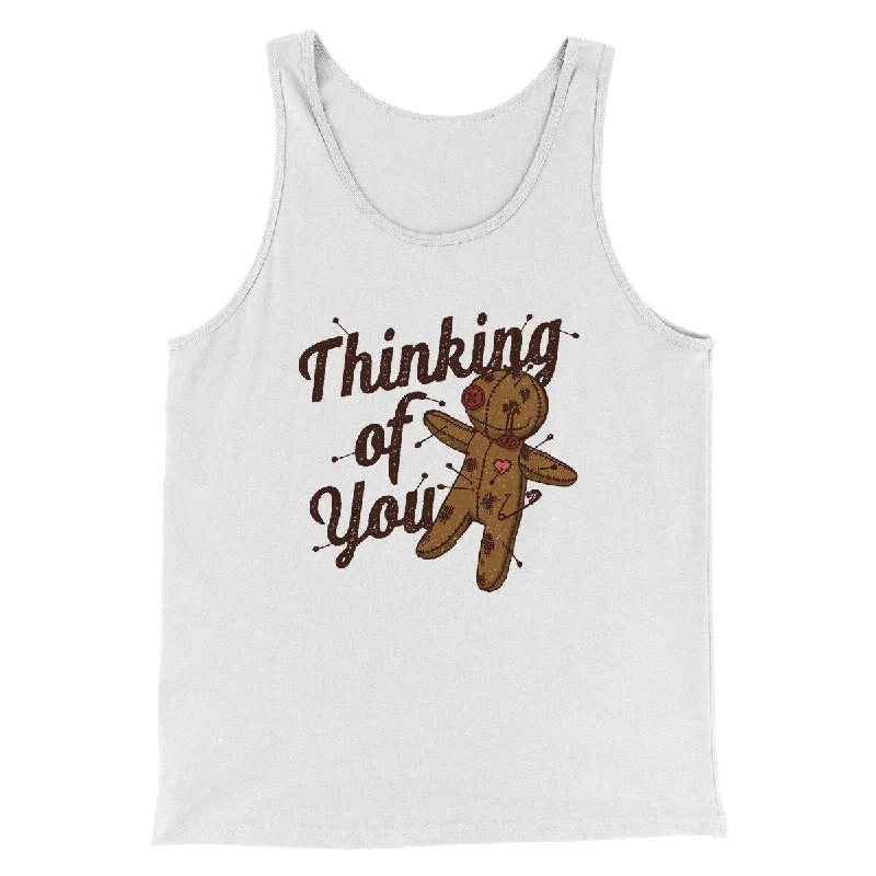 men clothing fleece-lined pants-Thinking Of You Men/Unisex Tank Top