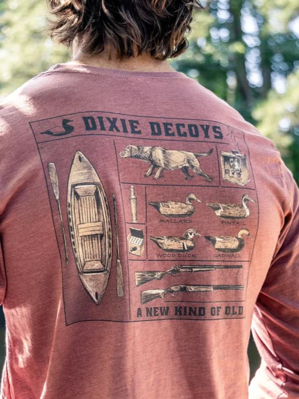 men clothing denim jacket-Tools of the Trade Long Sleeve Tee by Dixie Decoys