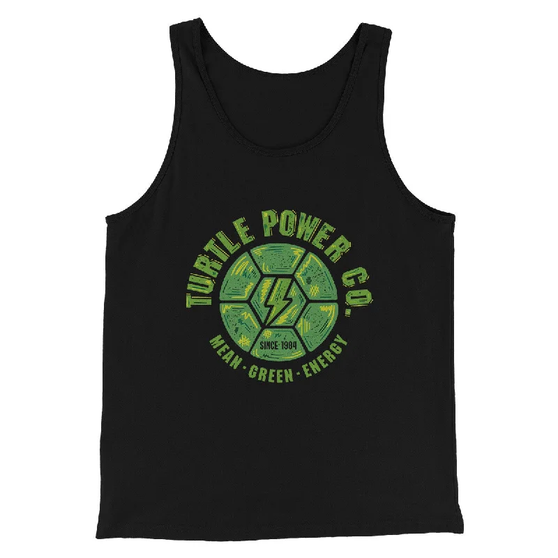 men clothing beach shorts-Turtle Power Co. Men/Unisex Tank Top