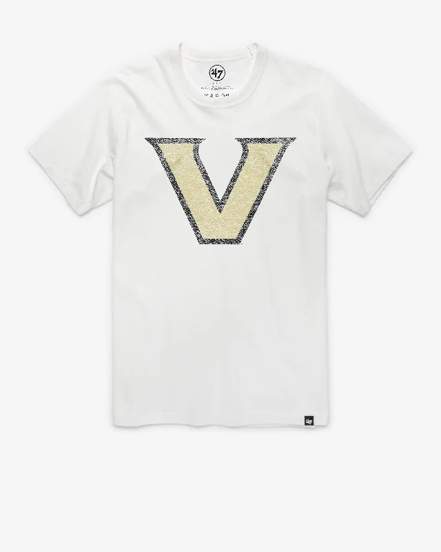 men clothing cargo shorts-VANDERBILT COMMODORES PREMIER '47 FRANKLIN TEE