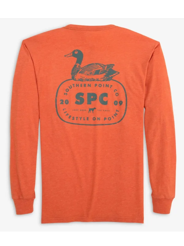 men clothing dress shirt-Vintage Trademark Long Sleeve Tee by Southern Point Co.