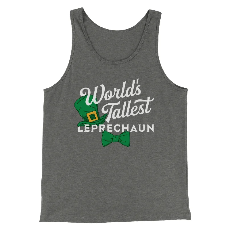 men clothing insulated jacket-World's Tallest Leprechaun Men/Unisex Tank Top