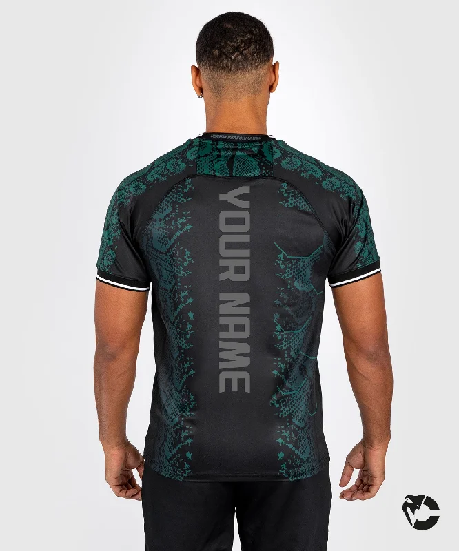 men clothing wool sweater-UFC Adrenaline by Venum Personalized Authentic Fight Night Men’s Jersey - Emerald Edition - Green/Black