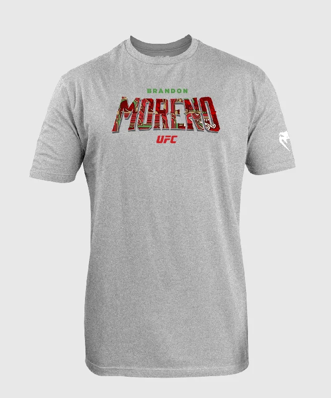 men clothing denim jeans-UFC Unrivaled by Venum Brandon Moreno Men’s T-Shirt - Heather Grey