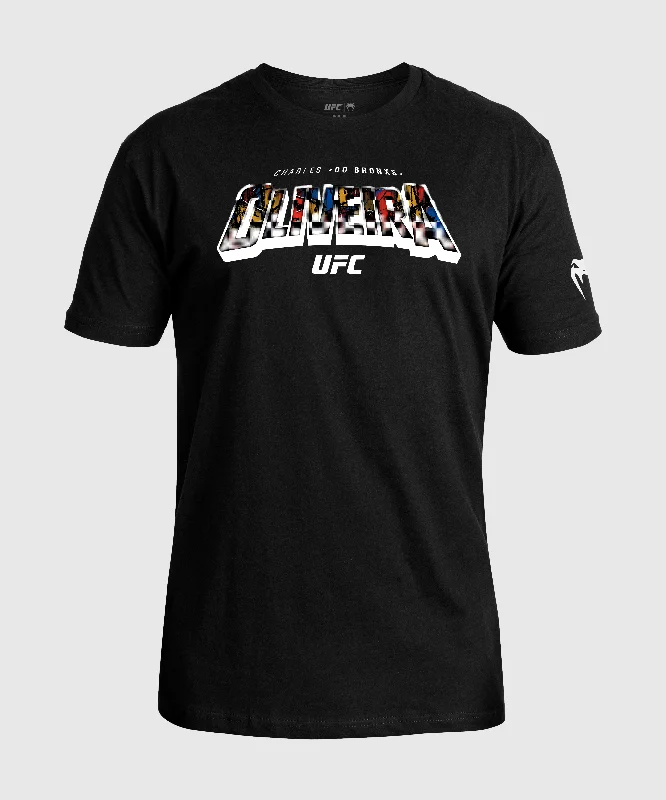 men clothing athletic wear-UFC Unrivaled by Venum Charles Oliveira Men’s T-Shirt - Black