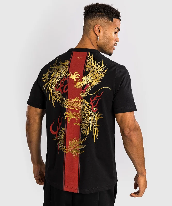 men clothing printed shirt-Venum x TEKKEN 8 - Marshall Law T-Shirt - Black/Red/Gold