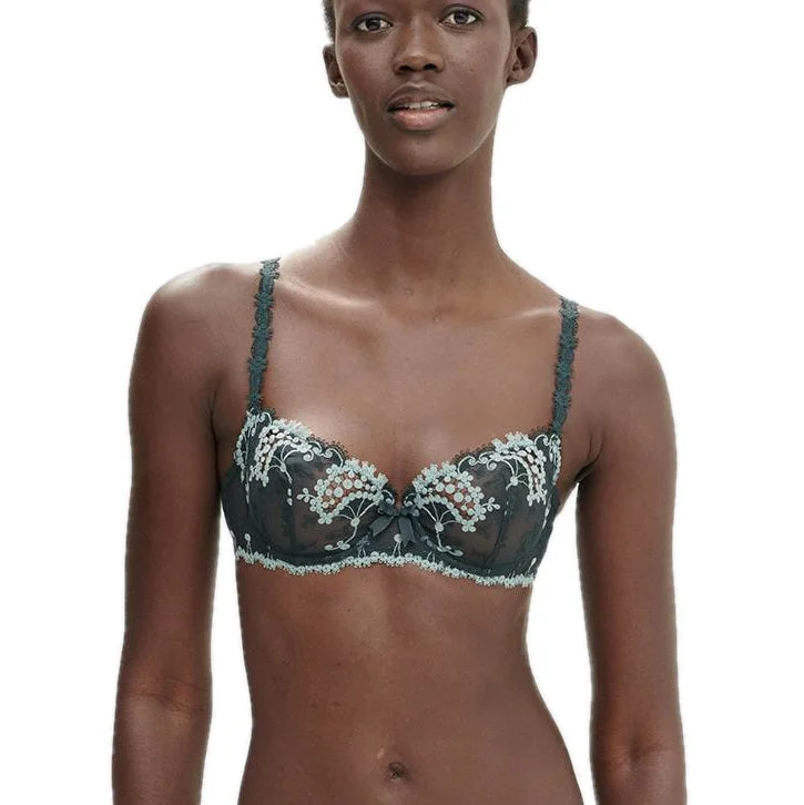 Simone Pérèle Wish Half Cup Bra - Kolsaï Green Fashion Color