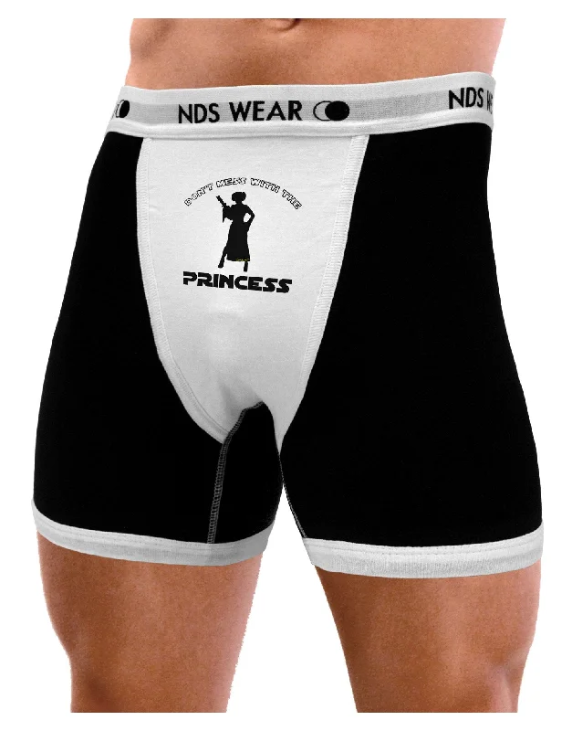 Don't Mess With The Princess Mens Boxer Brief Underwear