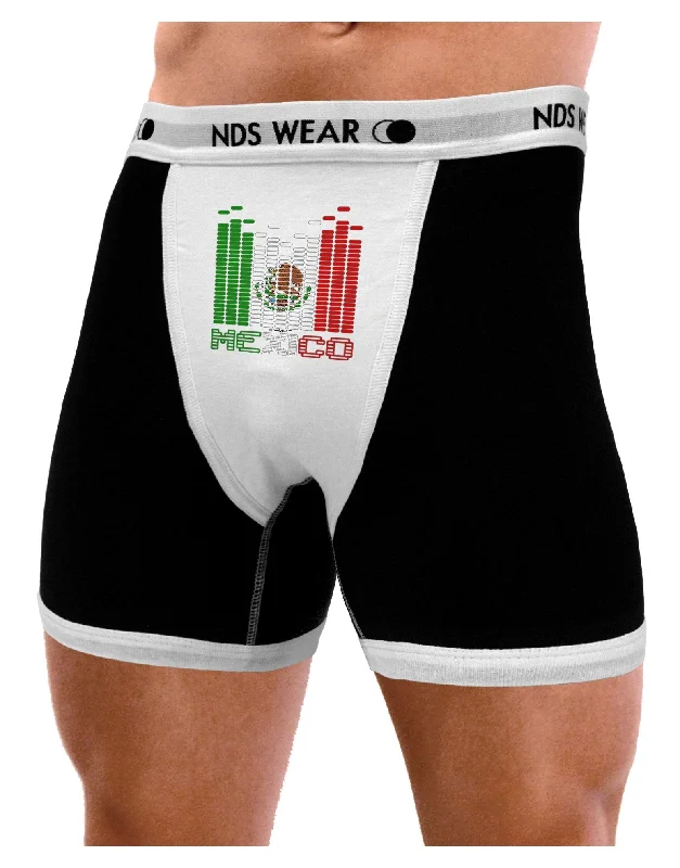 Mexican Flag Levels - Cinco De Mayo Text Mens Boxer Brief Underwear